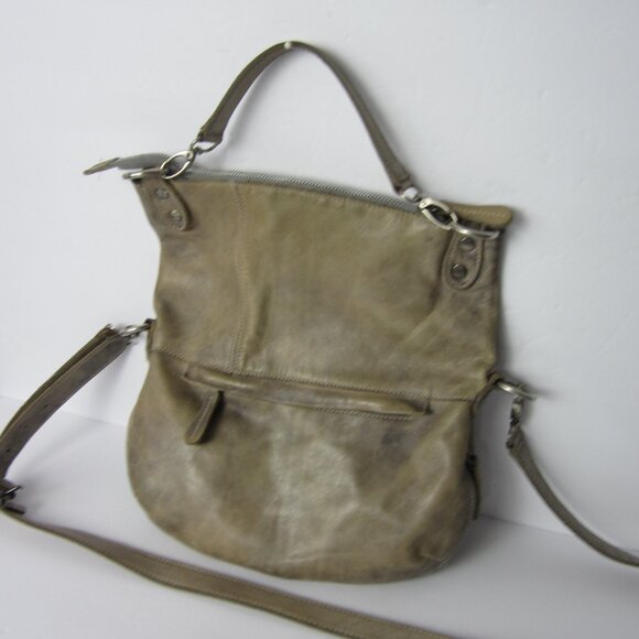 BedStu Tahiti Fold Over Purse Distressed Leather